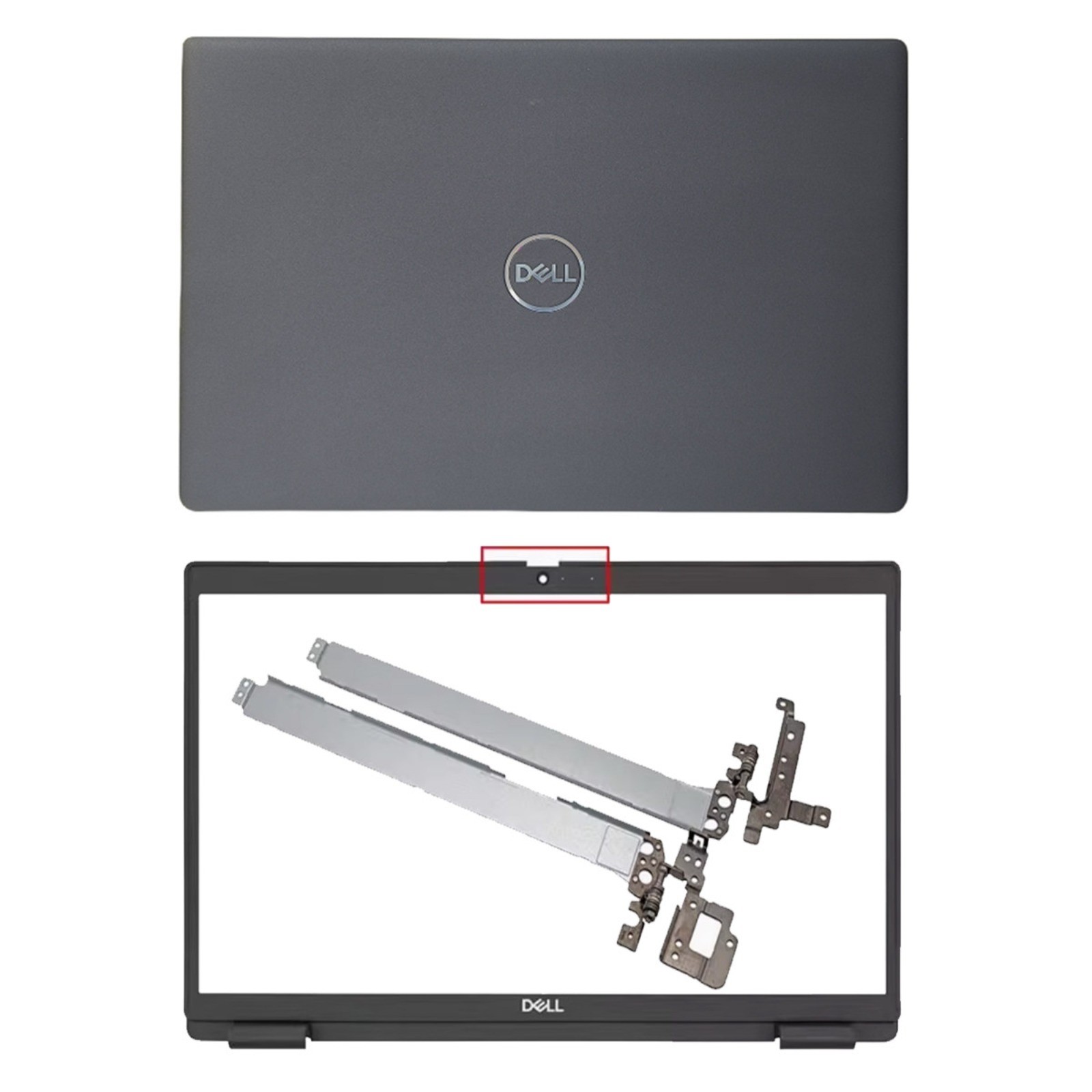 New For Dell Latitude 15 3520 E3520 P108F Back Cover+Bezel+Hinges 017XCF 0WXN5F