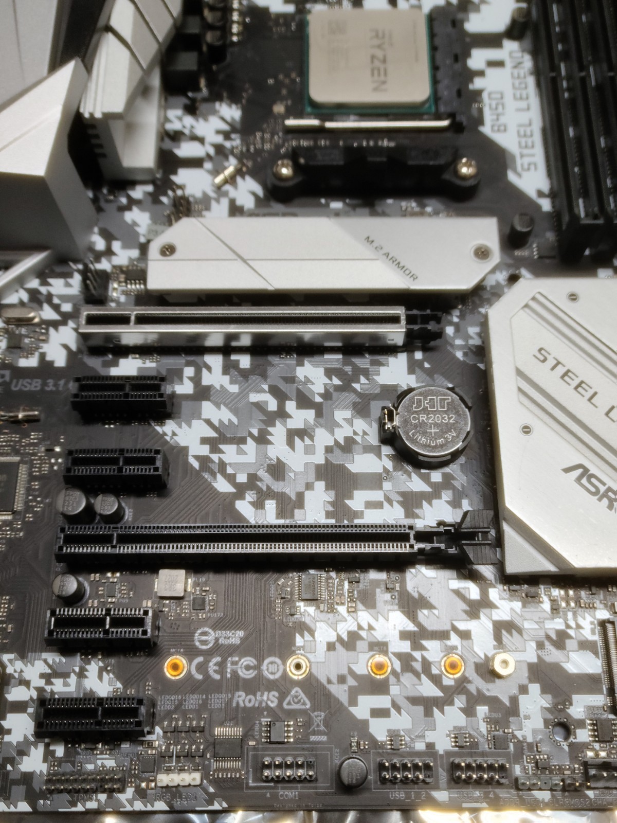 Ryzen 7 1700x + ASRock B450 Steel Legend Motherboard