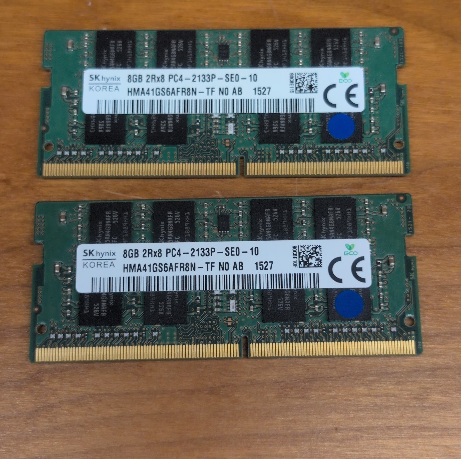 16GB SK Hynix (2×8GB) DDR4-2133 2Rx8 SO-DIMM Laptop RAM HMA41GS6AFR8N-TF