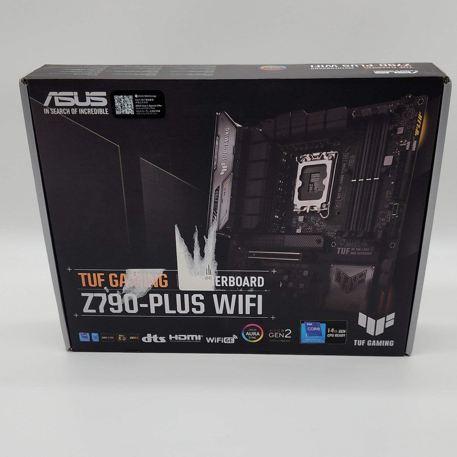 New Asus Z790-Plus WiFi LGA 1700 ATX Intel DDR5 Motherboard