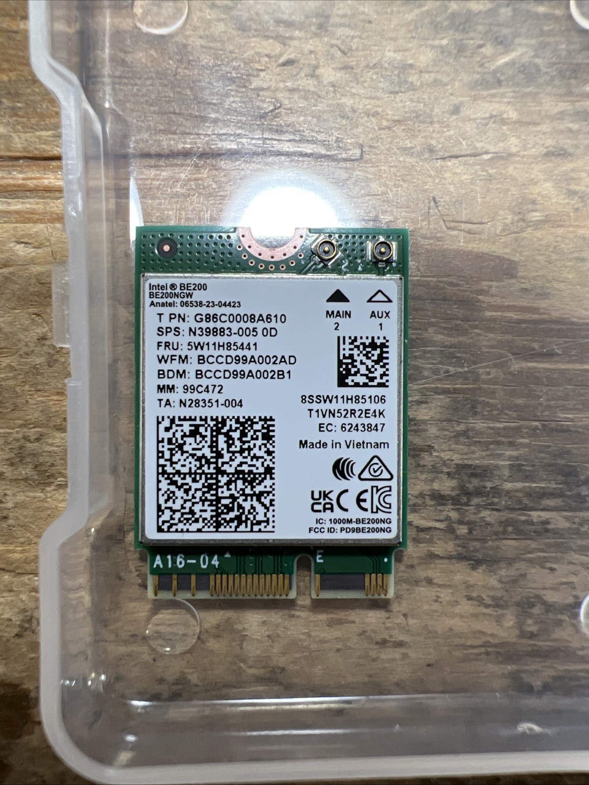 WAVLINK WiFi 7 BE8800 Tri-Band Card 8774Mbps BT 5.4 M.2 E-Key Win 10/11