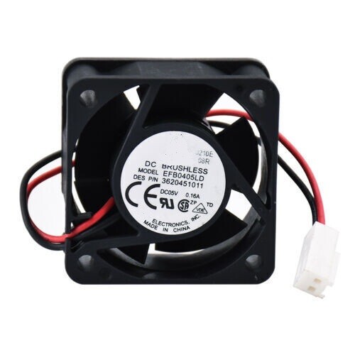 EFB0405LD for Delta Switch Server Two Ball Bearing 4cm 5V 0.16A 2Pin Cooling Fan