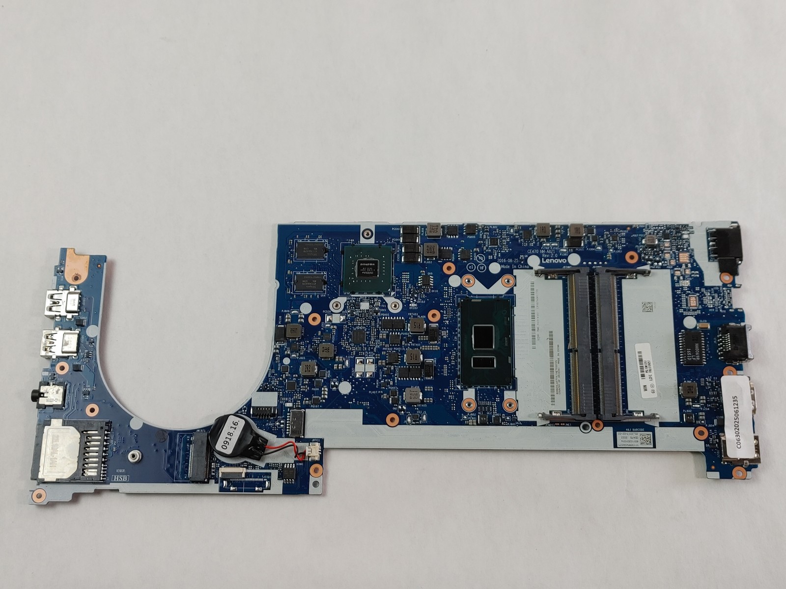 Lenovo ThinkPad E470 01EN257 Intel 2.7 GHz Core i7-7500U DDR4 Motherboard