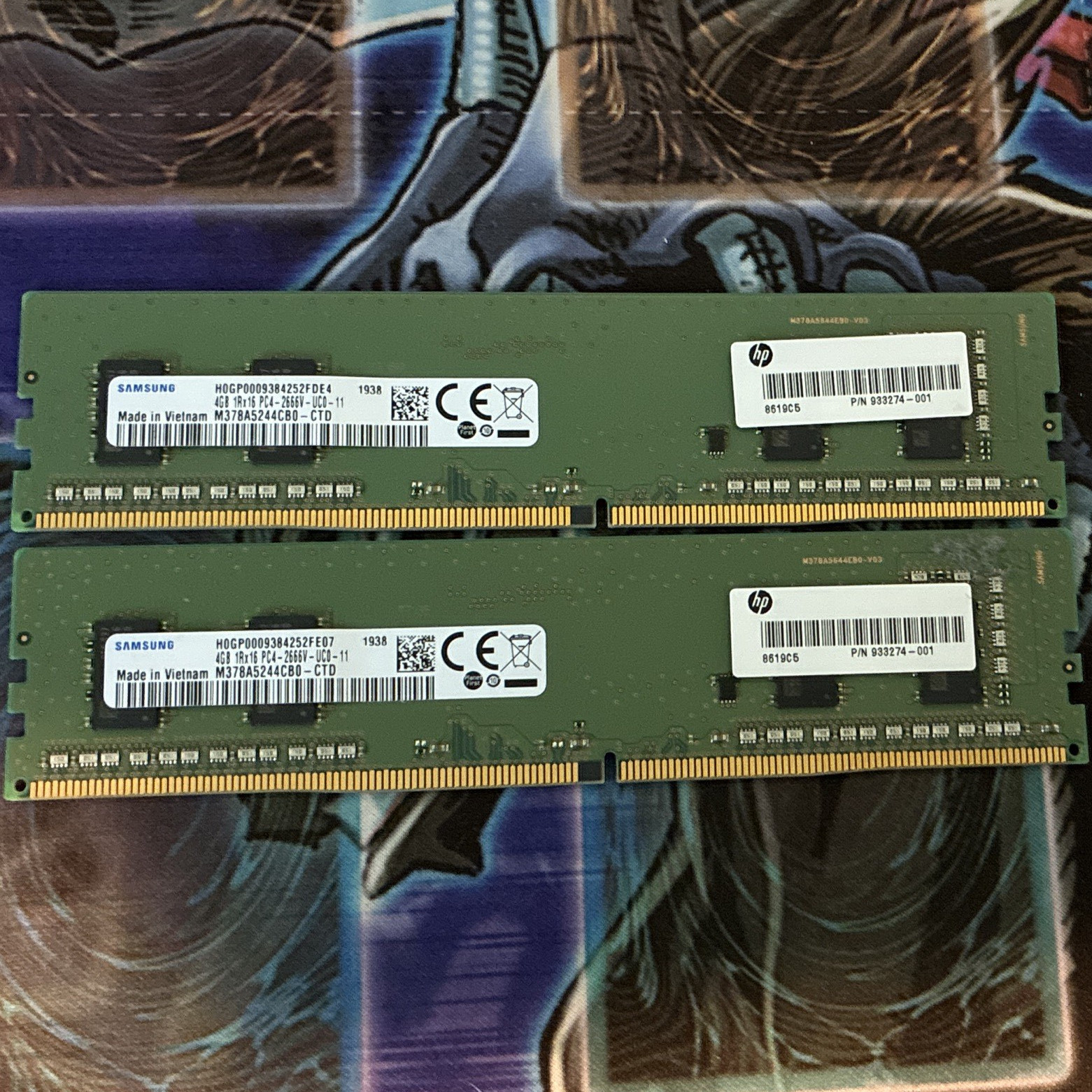 Samsung 8GB (2x4GB) DDR4 PC4-2666V 288-Pin UDIMM Unbuffered M378A