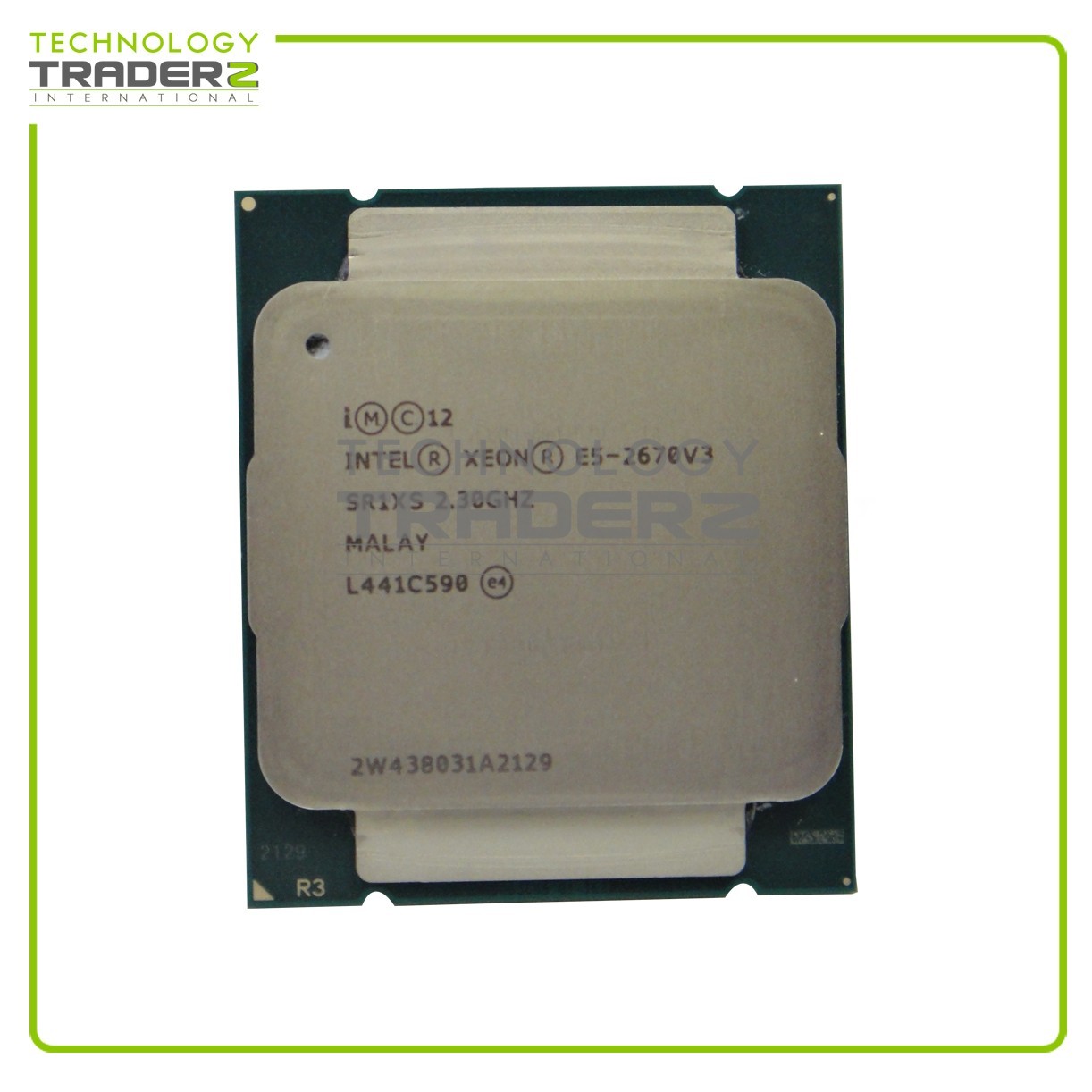 SR1XS Intel Xeon E5-2670v3 12-Core 2.30GHz 30MB 9.6GT/S 120W Processor