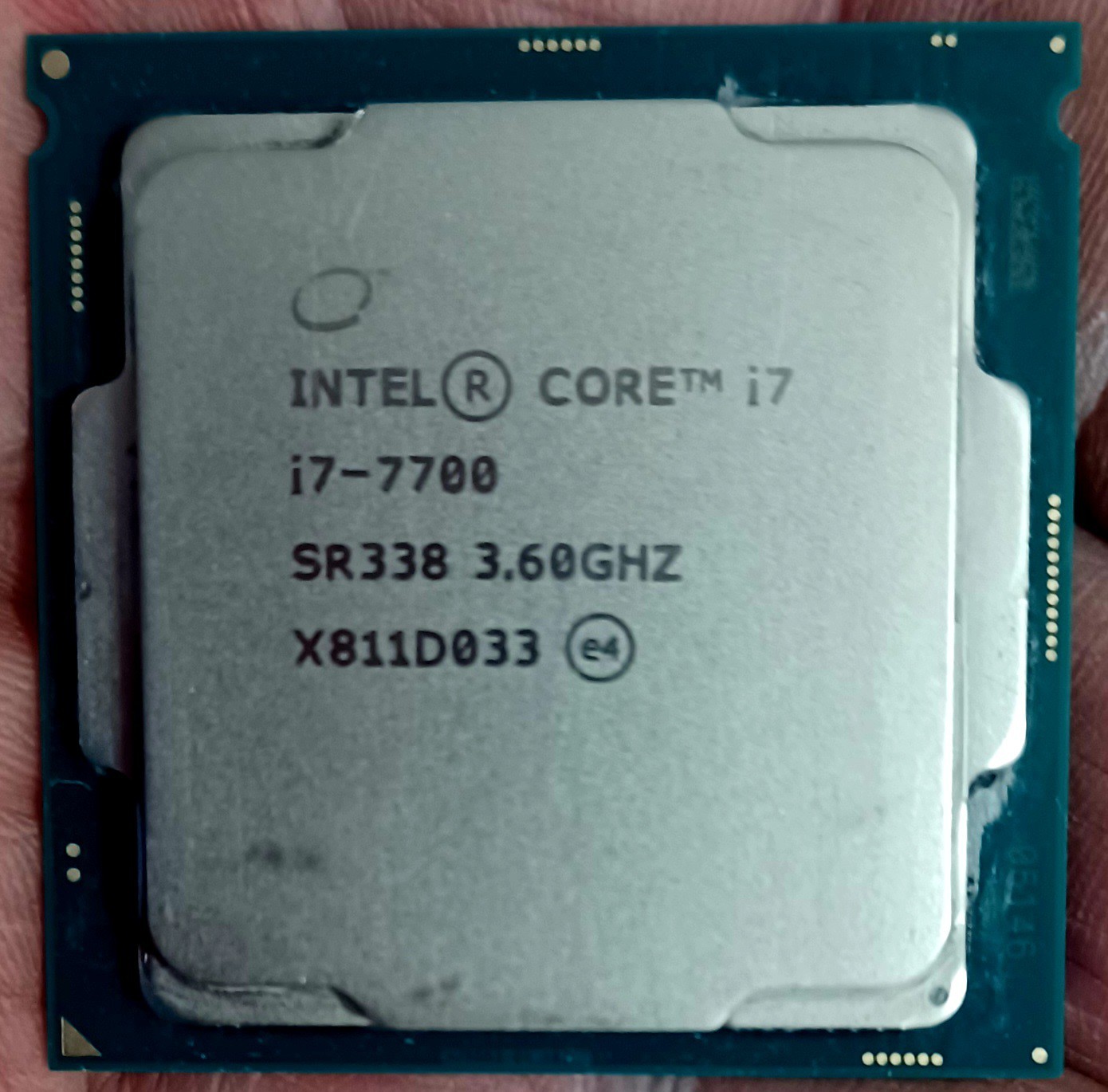 INTEL I7-7700 4 core. 3.0GHZ SR338 LGA1151 7TH GEN..#X811D033