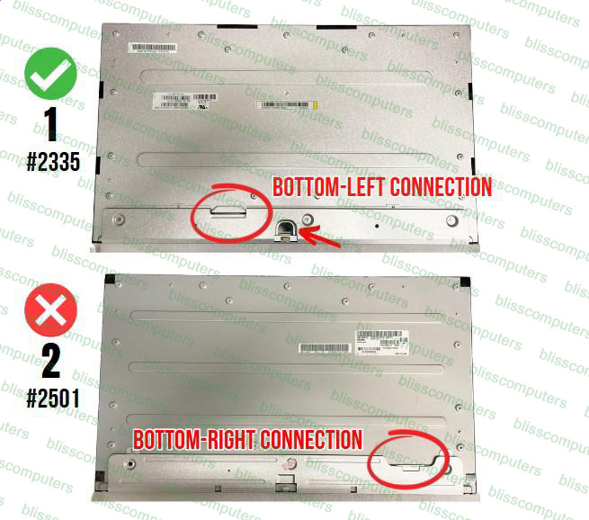 23.8″ HP 24-cr N43487-001 FHD 1920×1080 LCD Non Touch Screen Display Panel