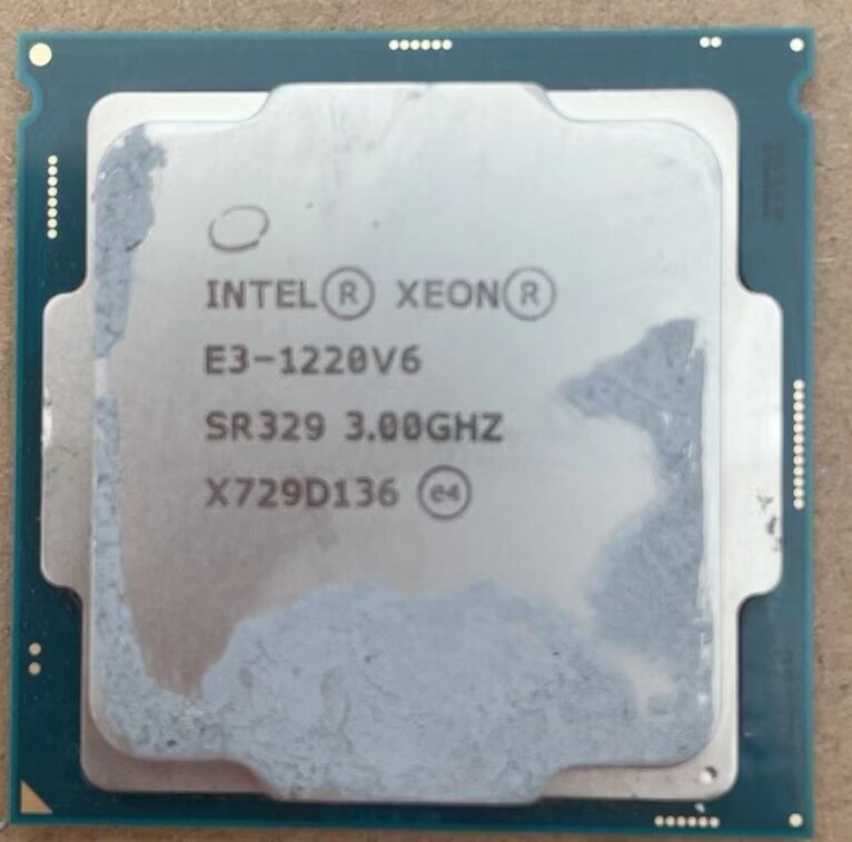 Intel Xeon LGA1151 E3-1270v6 E3-1245v6 E3-1240v6 E3-1230v6 E3-1225v6 1205v6 CPU