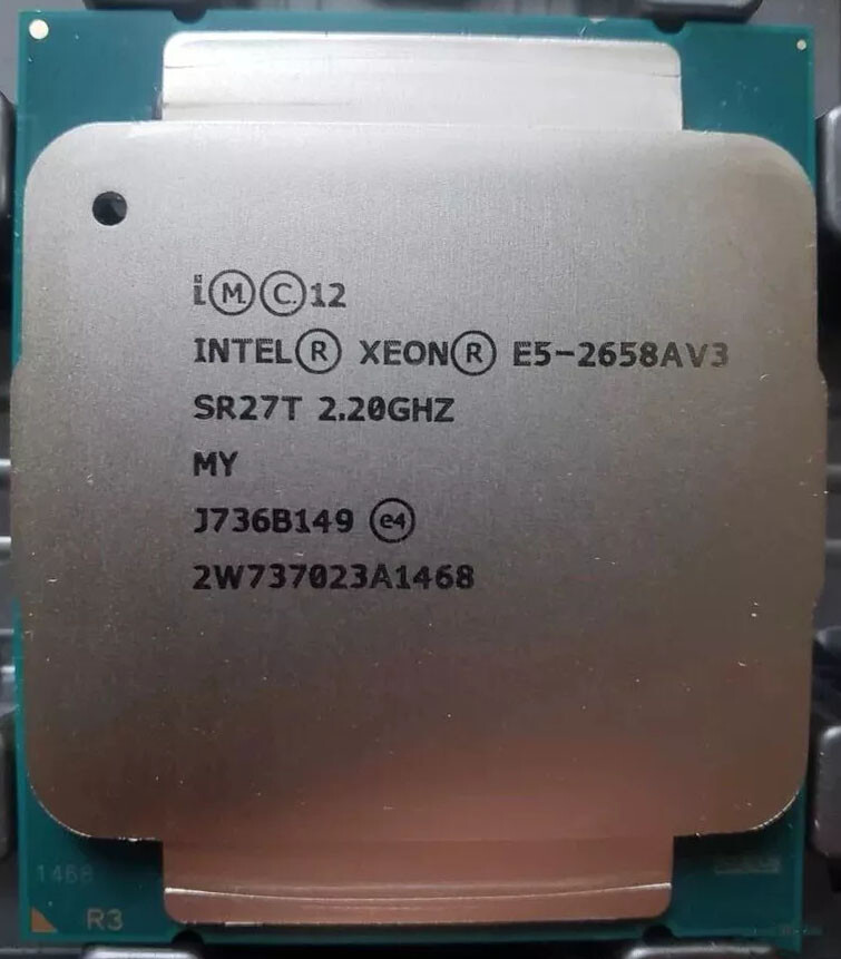 Intel Xeon E5-2658A v3 2.20GHz 12 Core 30MB 9.6GT/s 105W Processor SR27T