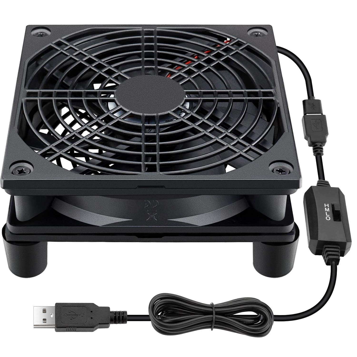 Wathai Cooling Case Fan for Receiver DVR Xbox TV Box Router 120mm x 25mm 5V…