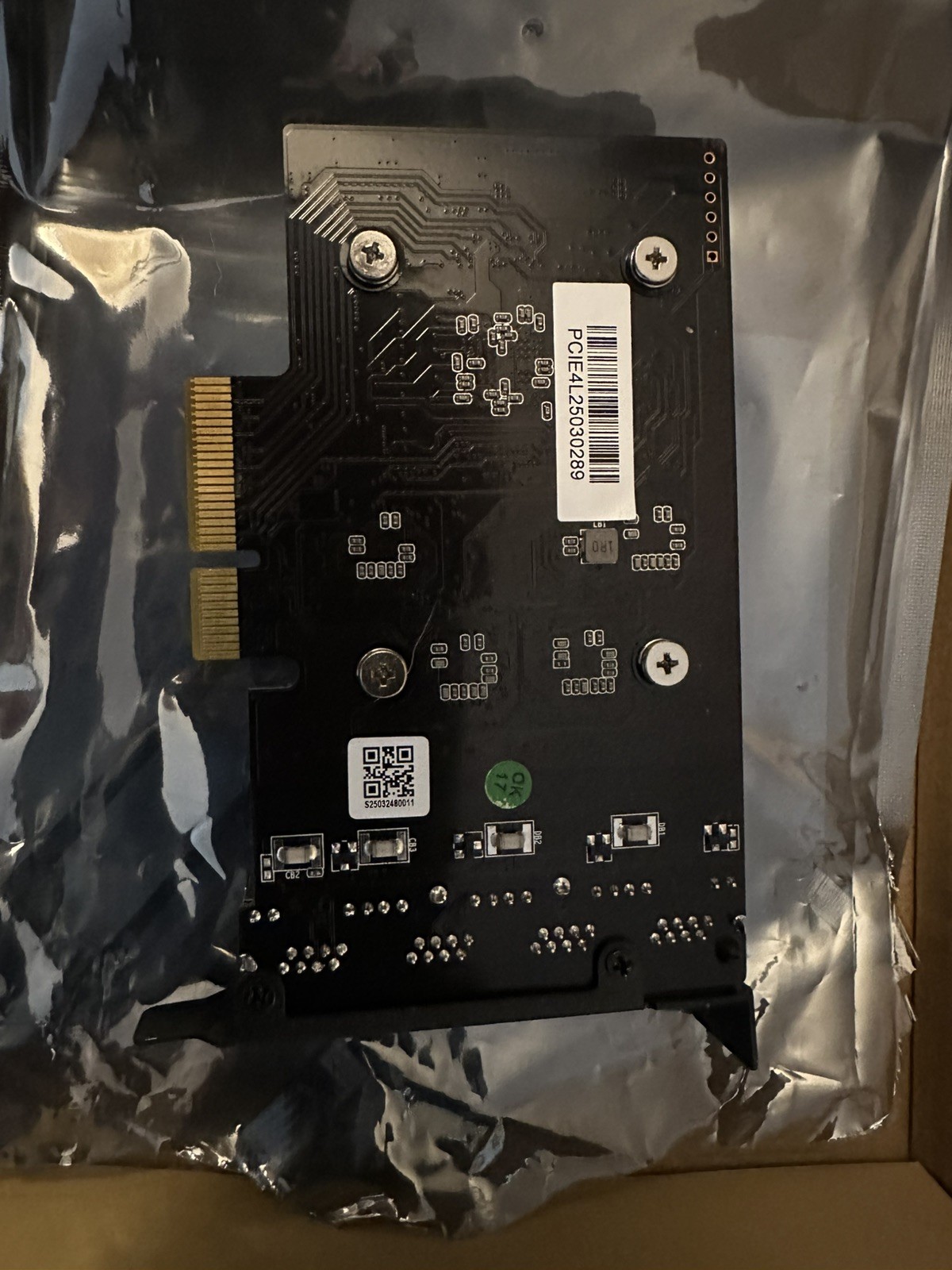 Derapid 4-port Intel I226-V 2.5Gbps PCIe Network Card 2.5 Gigabit NIC RJ45