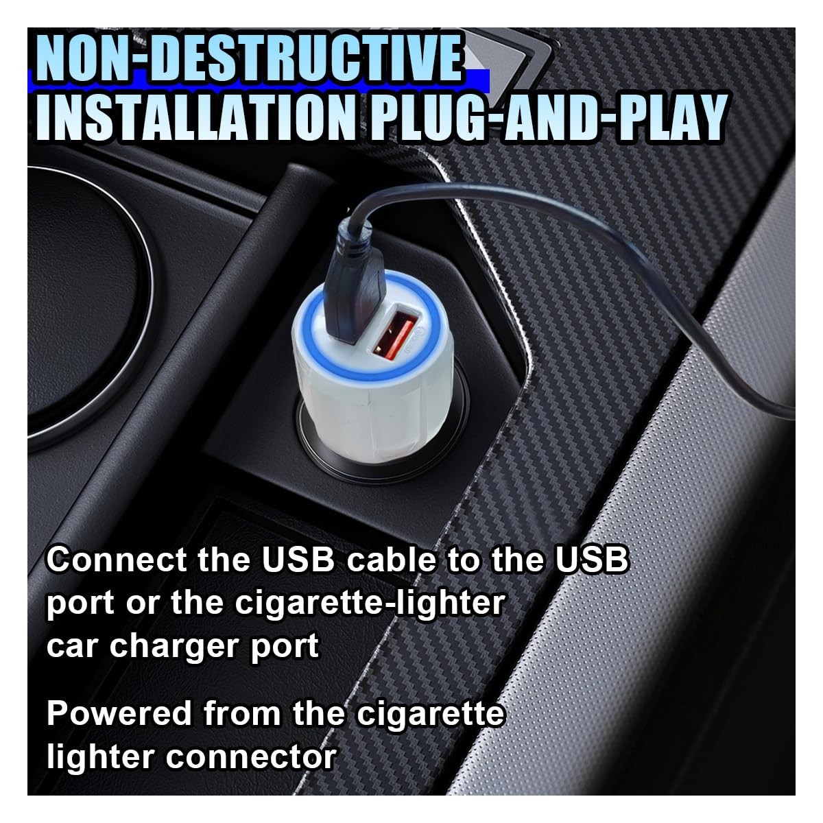 Car HUD GPS Digital Speedometer, MPH Speed Meter with LED Large Font Head Up Dis