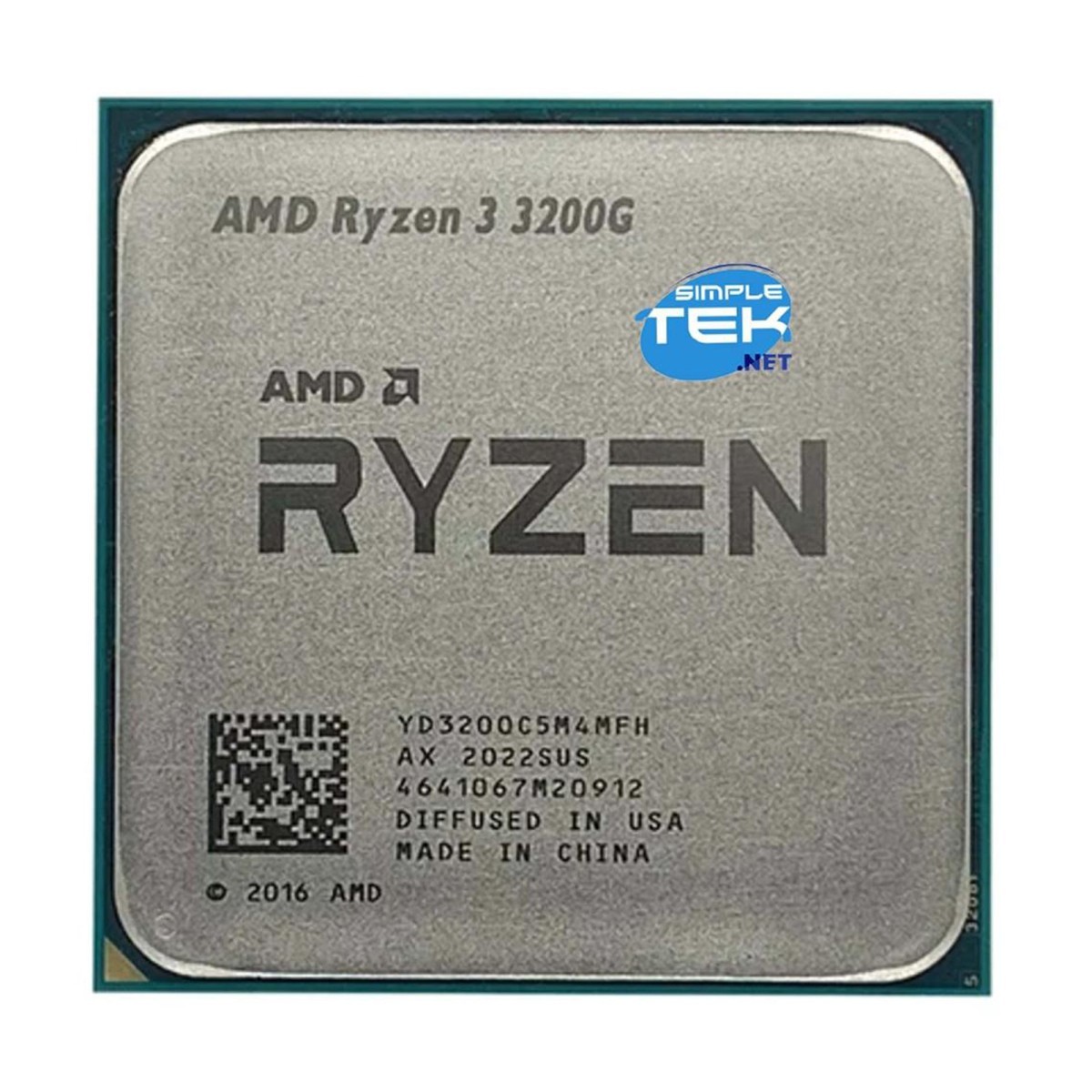 AMD Ryzen 3 3200G AM4 Boxed CPU Processor With Integrated Graphics, 4-Core