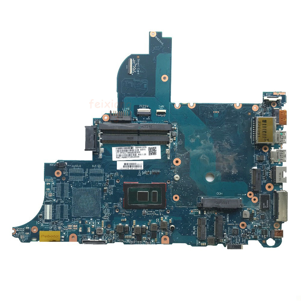 840717-001 For HP ProBook 640 G2 650 G2 Motherboard w/i5-6300U CPU 840717-601