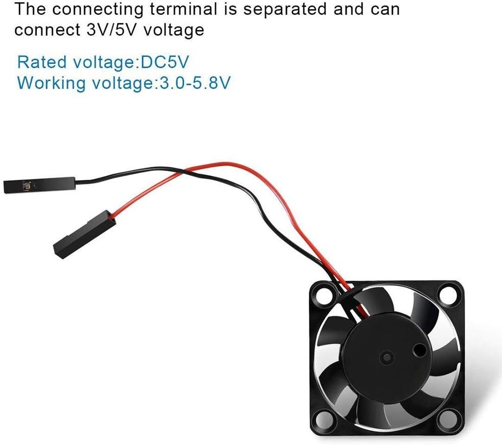 2Pcs 30x30x7mm Brushless Cooling Fans for Raspberry Pi – Quiet and Efficient