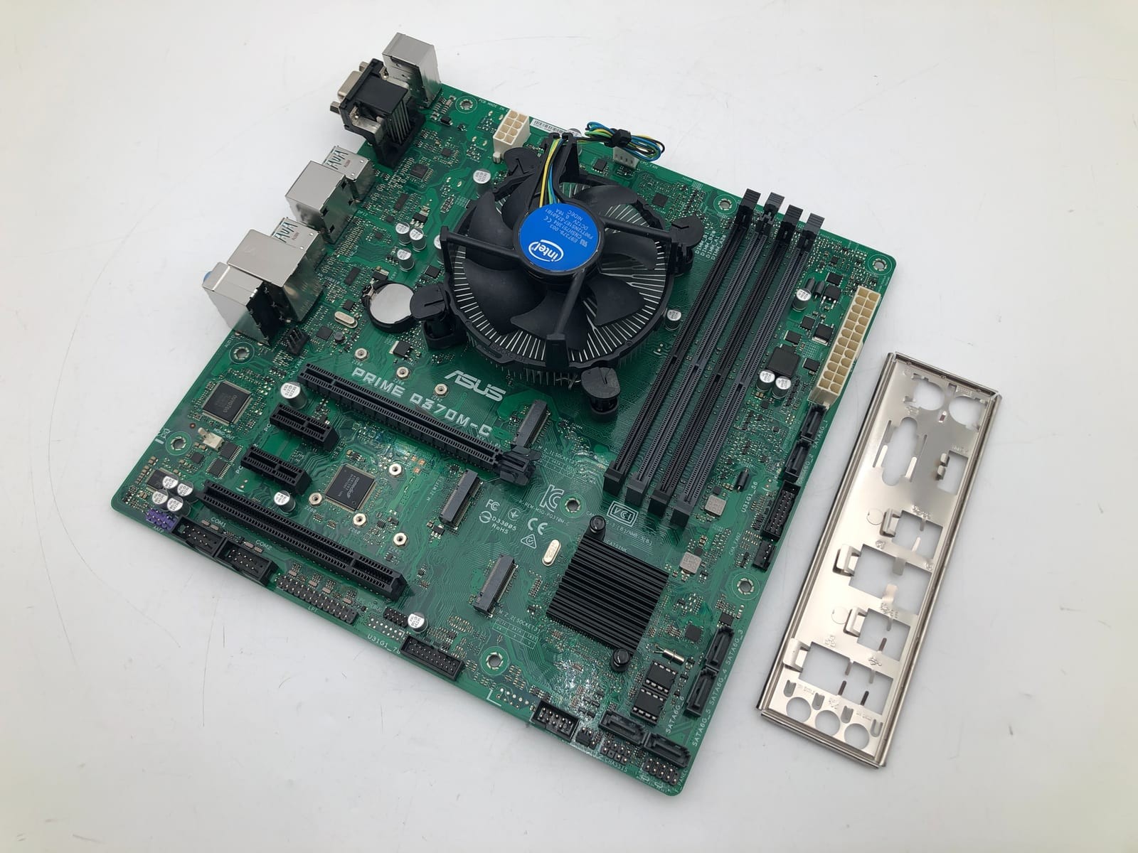 ASUS PRIME Q370M-C LGA1151 i7-9700 Motherboard CPU Combo – Tested