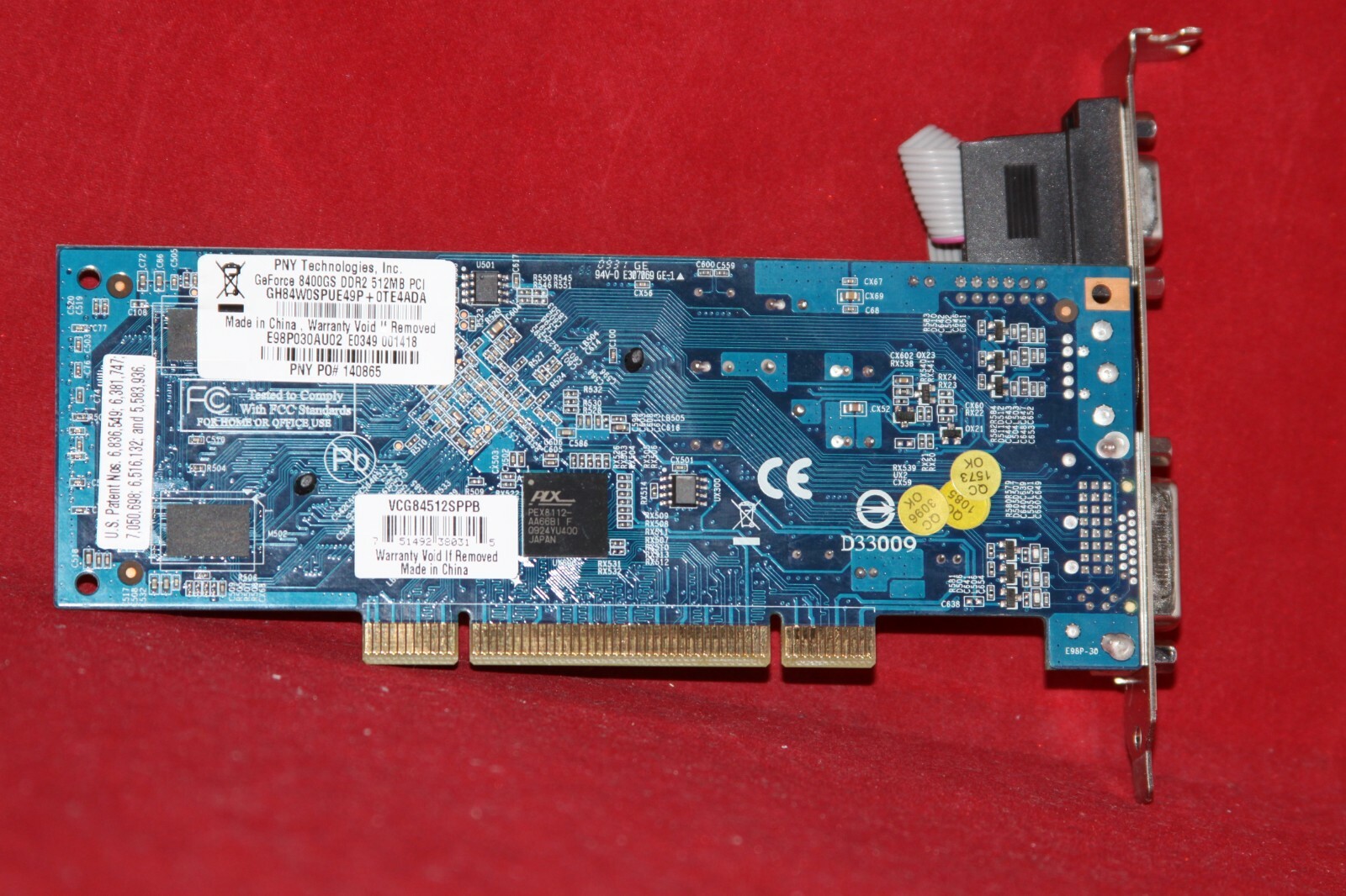 PNY Nvidia GeForce 8400GS 512MB DDR2, PCI Graphics Card. (140865, VCG84512SPPB)