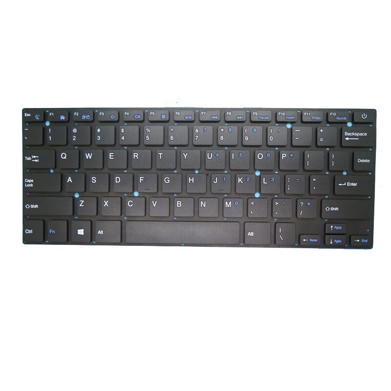 Laptop keyboard For DGM L-141QH US United States Black Without Frame