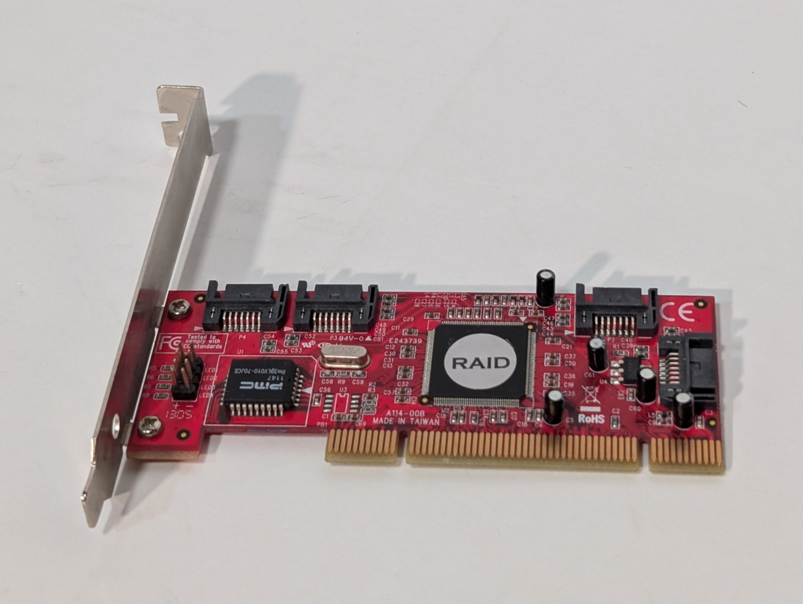 StarTech A114-00B – 4 Port PCI SATA RAID Controller Adapter Card, PCISATA4R1