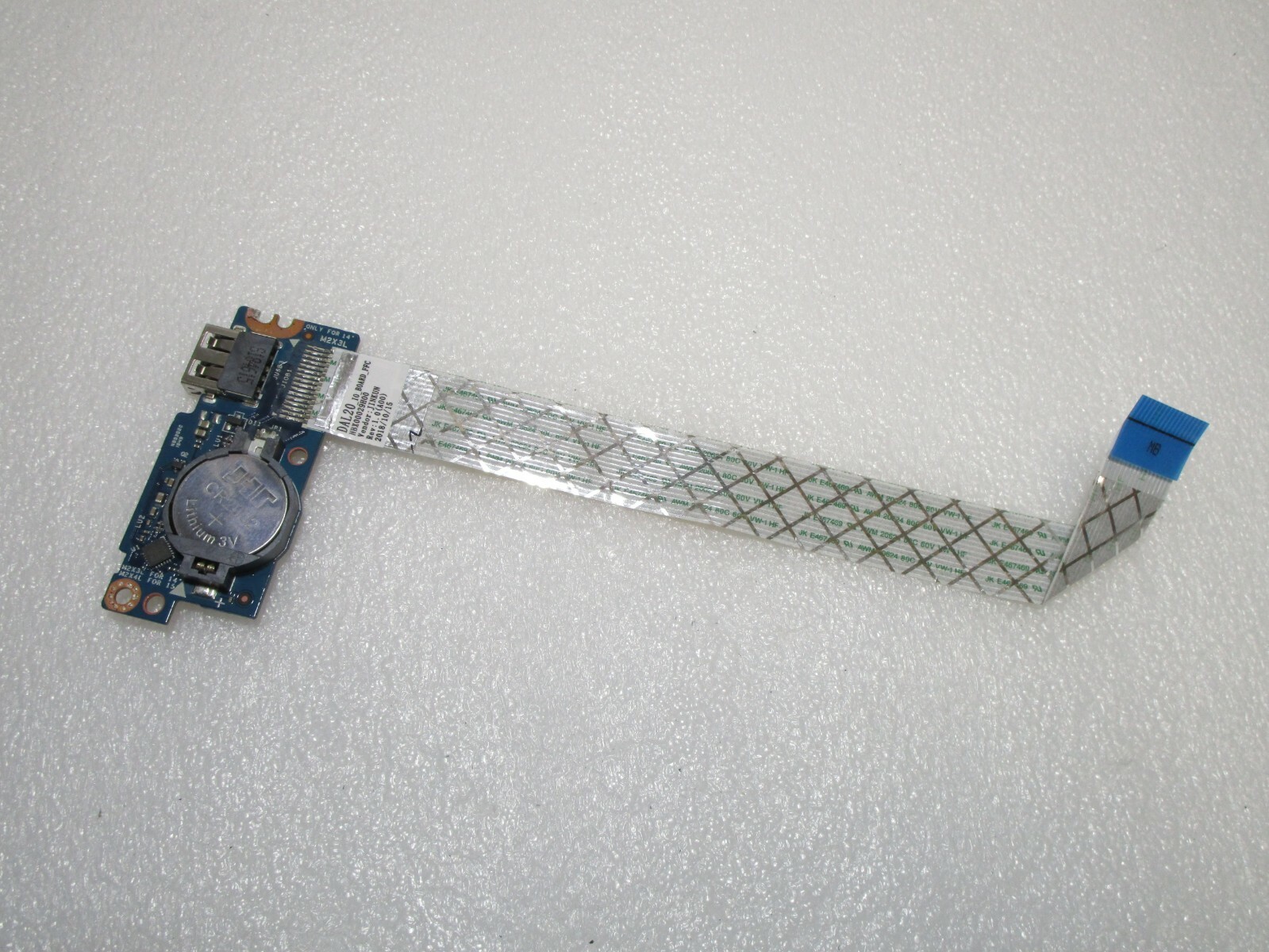 OEM Dell Latitude 3590 USB / SD Card Reader IO Circuit Board -CHA01- CP8DV