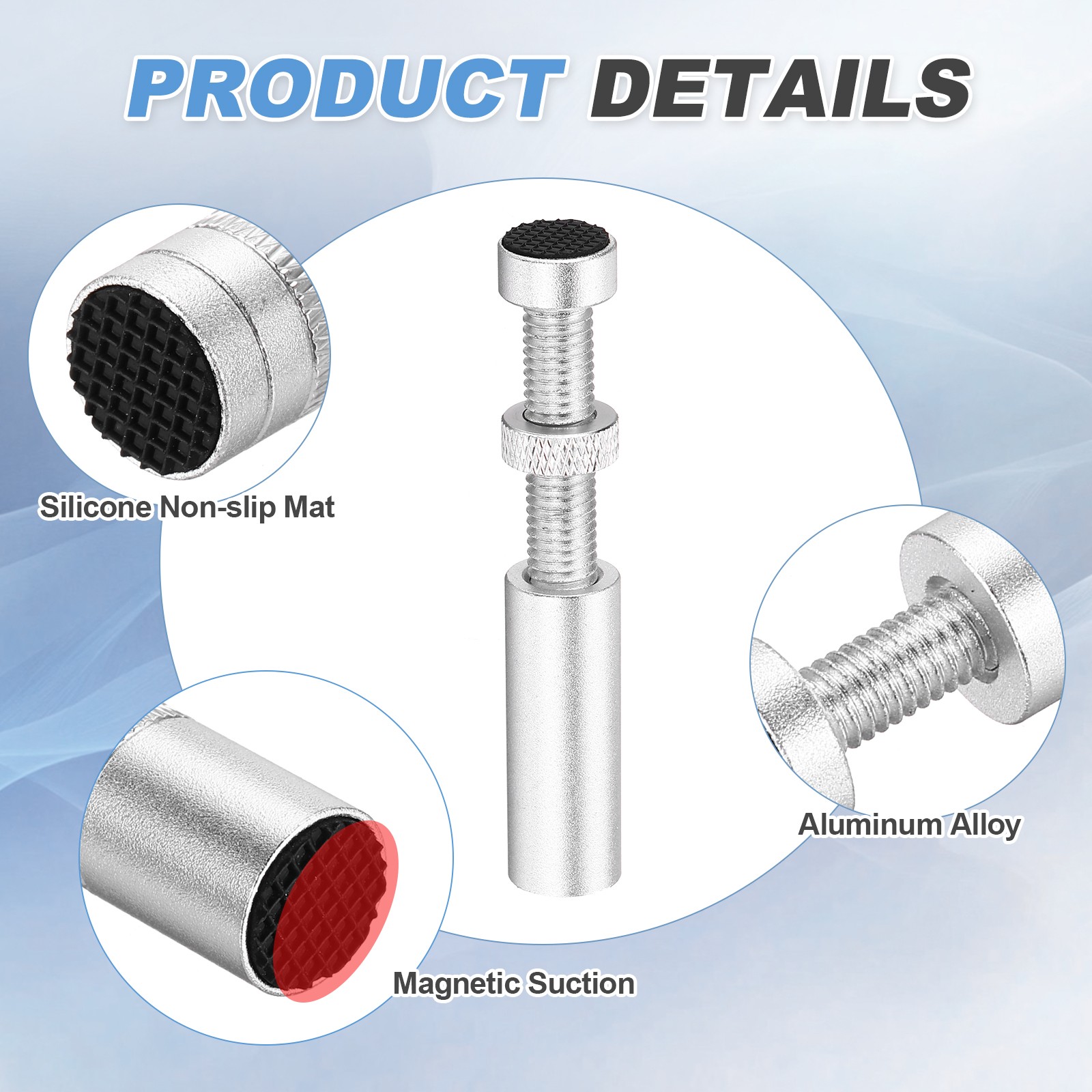 Graphics Card GPU Support,49-80mm Adjustable Height, Aluminum Alloy Silver