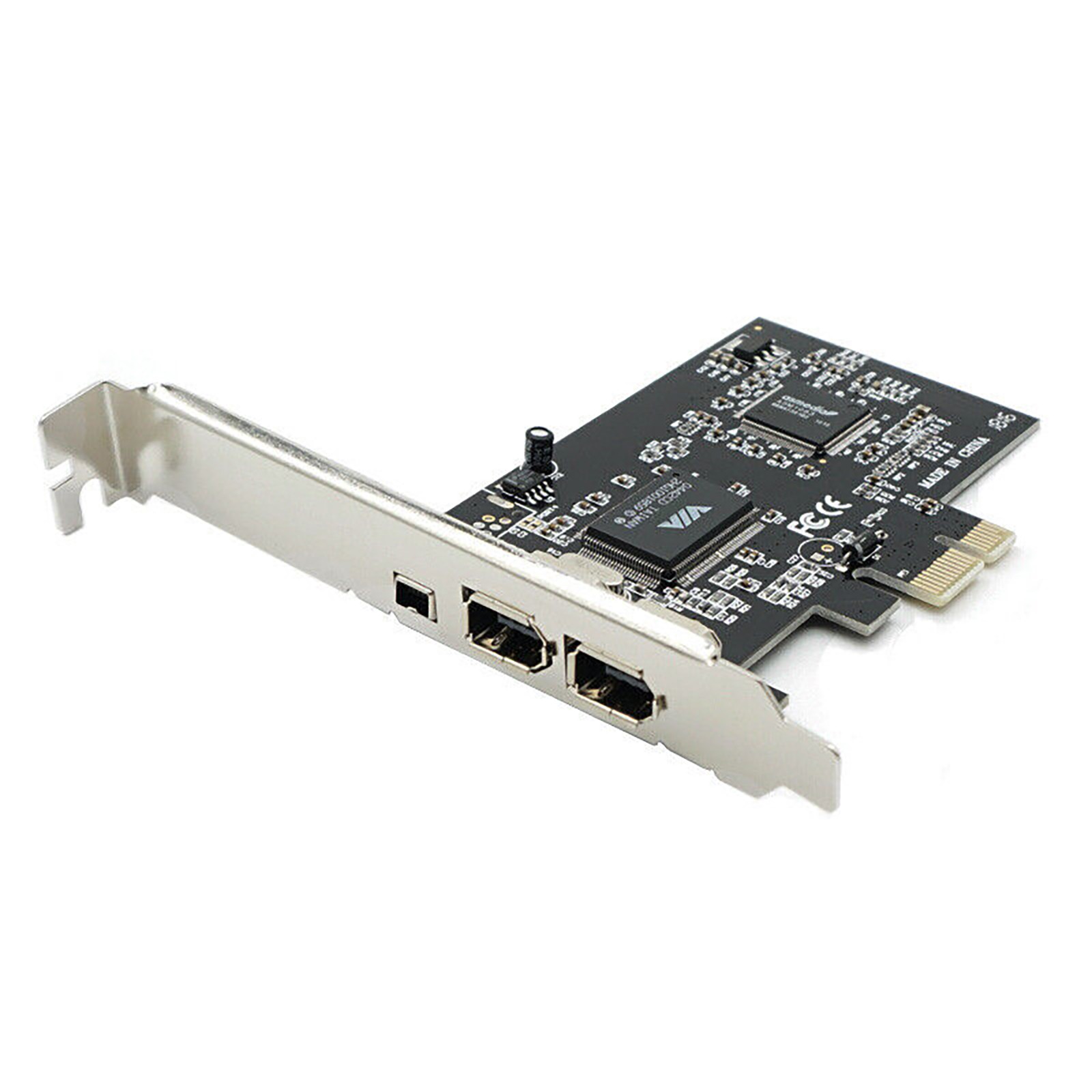 New 3 Ports 1394A Firewire Expansion Card 400Mbps Expansion Adapter Card