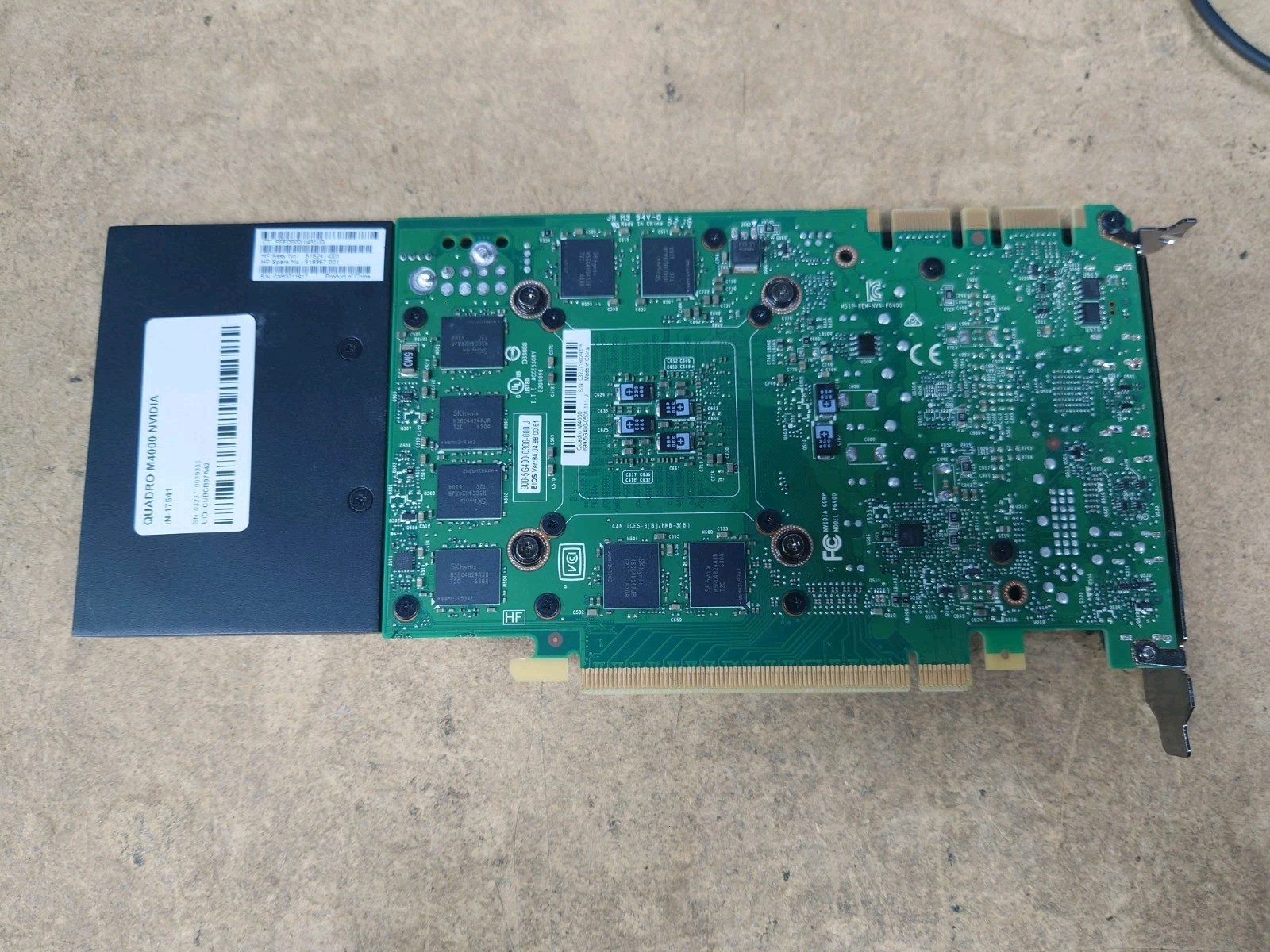 NVIDIA QUADRO M4000 8GB GDDR5 GRAPHICS CARD