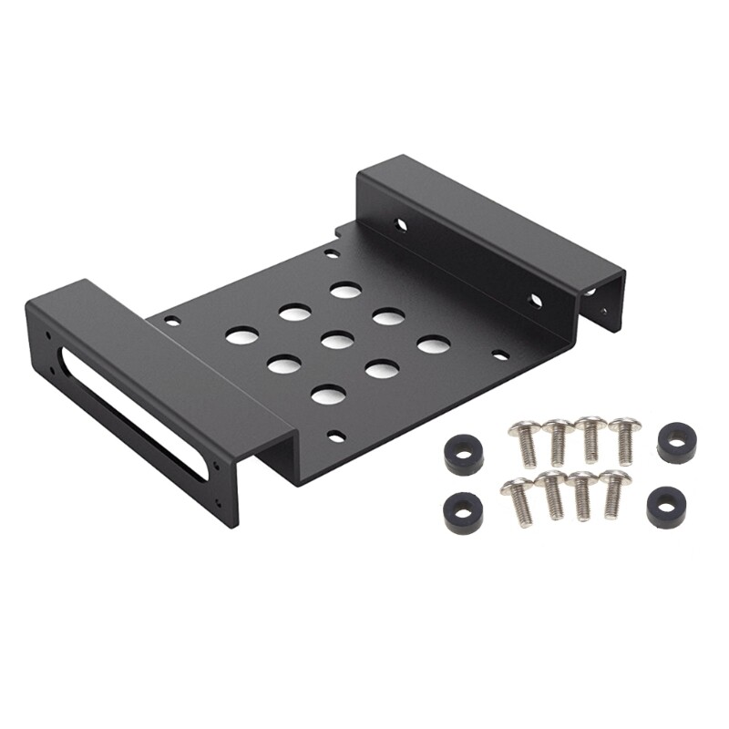 Quality Drive Bay 2.5 or 3.5 to 5.25″ Internal Hard Disk Drive Mount Bracket
