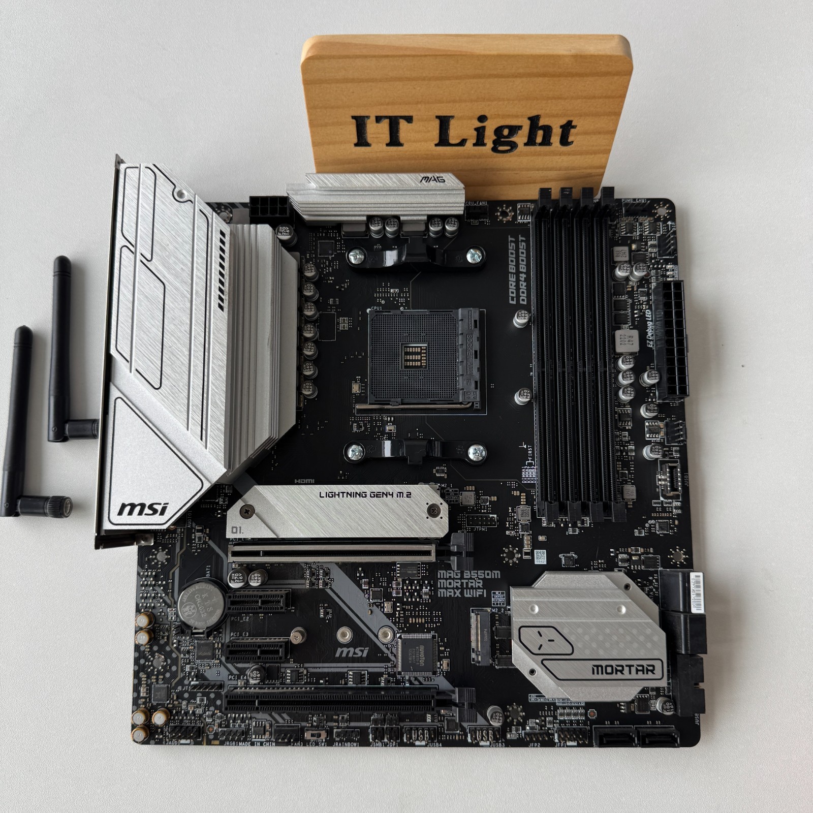 MSI MAG B550M MORTAR MAX WIFI AM4 AMD B550 Micro ATX AMD Motherboard
