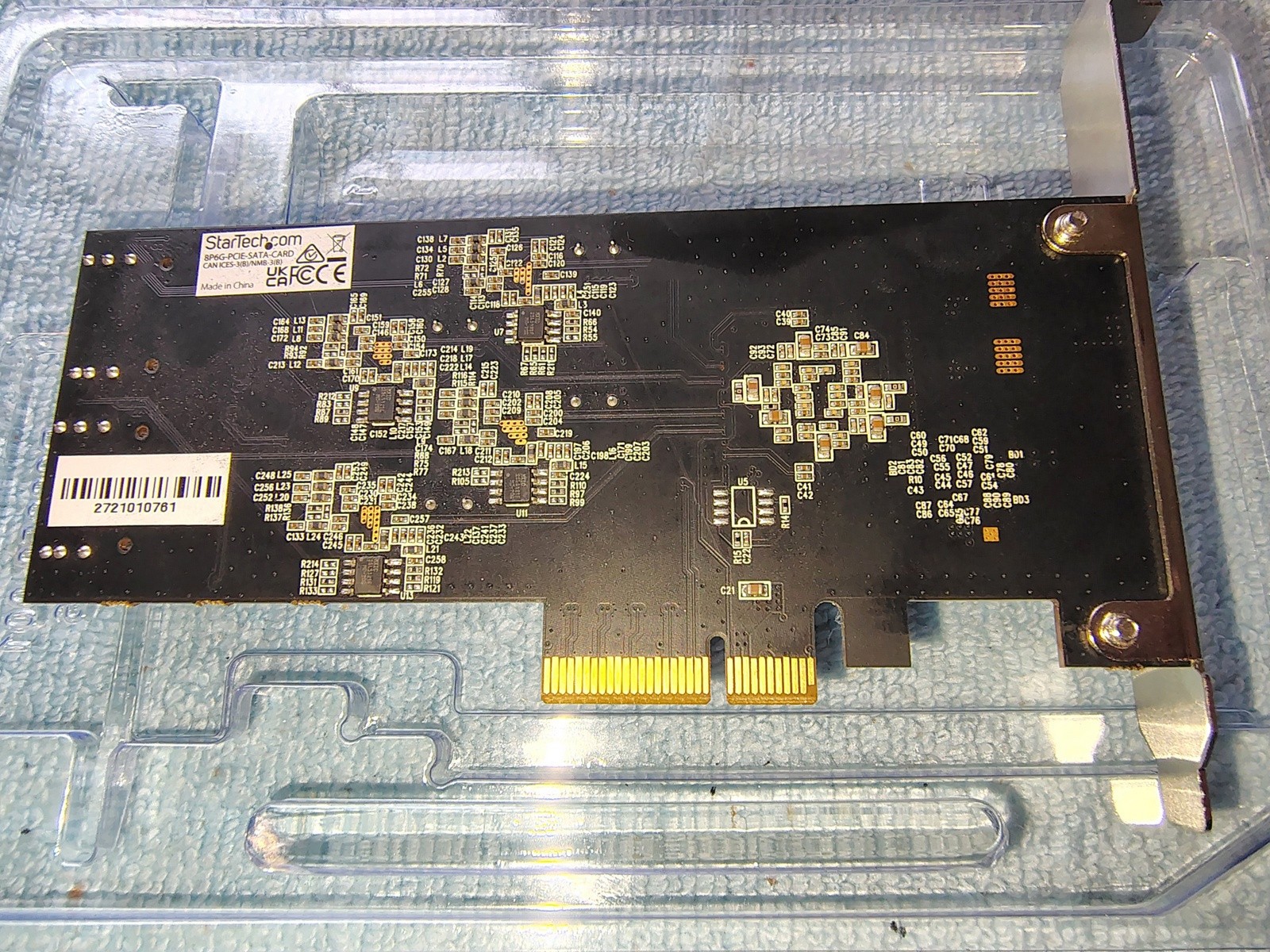 Startech.com 8 Port SATA III PCIe Controller 8P6G-PCIe-CARD Gen 2 x4 SFF-8087