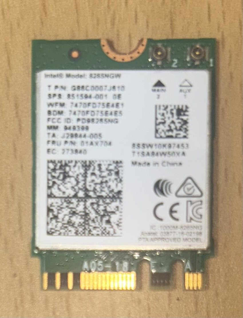 Intel Wireless-AC 8265 NGFF Dual Band 802.11ac 867Mbps + Bluetooth 4.2 Wifi Card