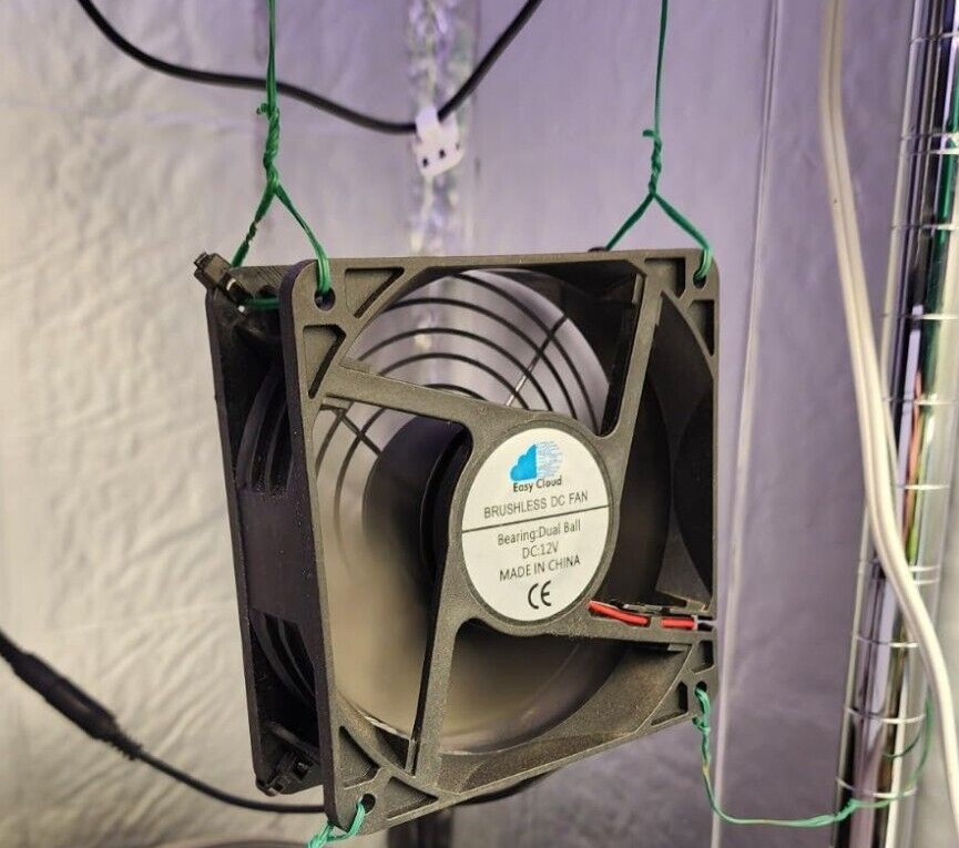120mm Case Fan, Computer Fan with AC Plug Axial Fan 110V 120V 220V with Variable