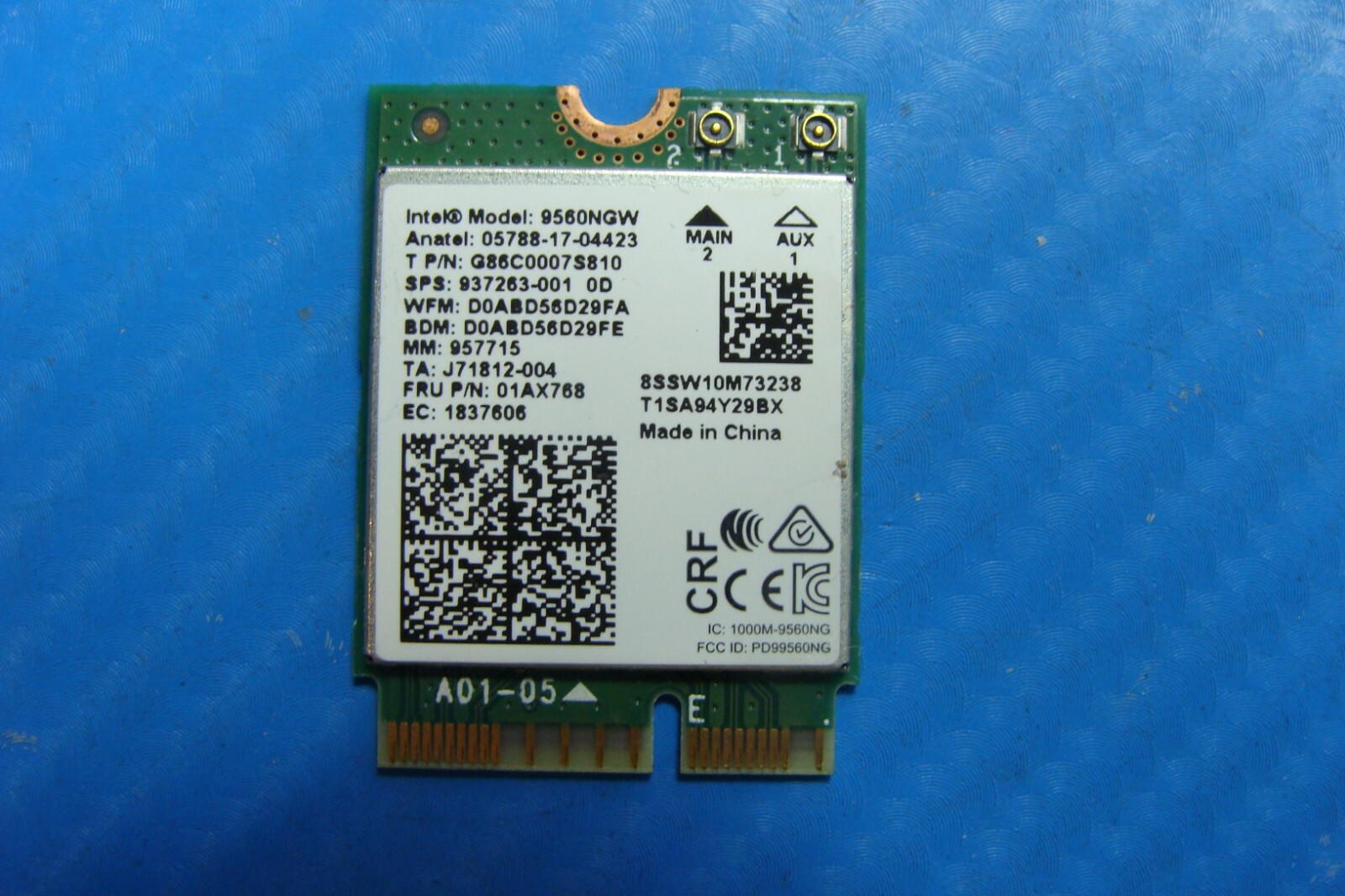 Lenovo ThinkBook 13S-IWL 13.3″ Wireless Wifi Card 9560ngw 01ax768