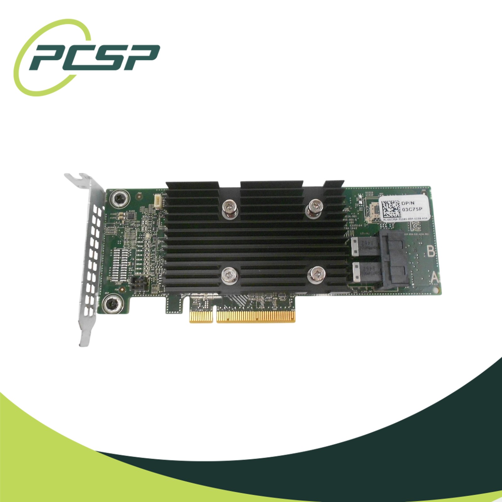 Dell PERC H330 3C75P 12Gb/s SAS PCIe RAID Controller Low Profile