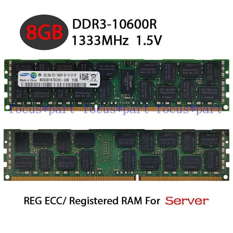 8GB 16GB 32GB 64G DDR3 1333/1600/1866 MHZ ECC REG Server Memory RAM for Dell LOT
