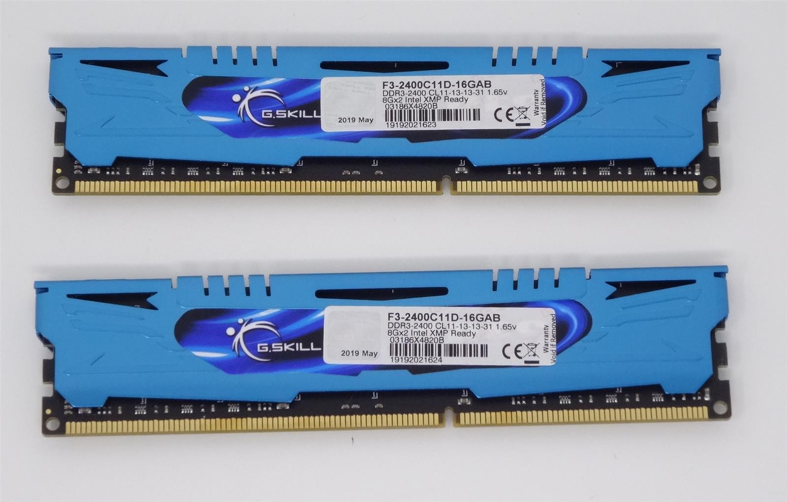 G.Skill 16GB (2x8GB) F3-2400C11D-16GAB PC3-19200U DDR3-2400Mhz RAM (#2176)