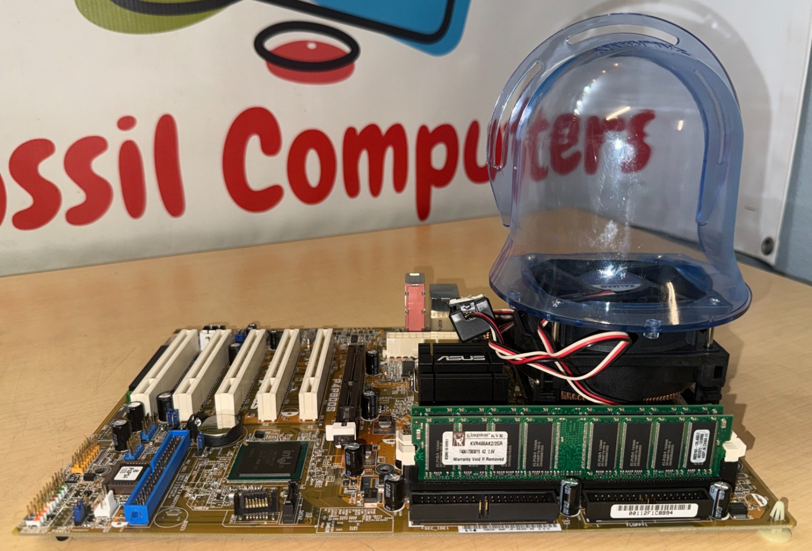 ASUS P4P800S AGP PCI ATX Socket 478 Intel Pentium 4 CPU @ 3.20GHz 2Gb RAM KL