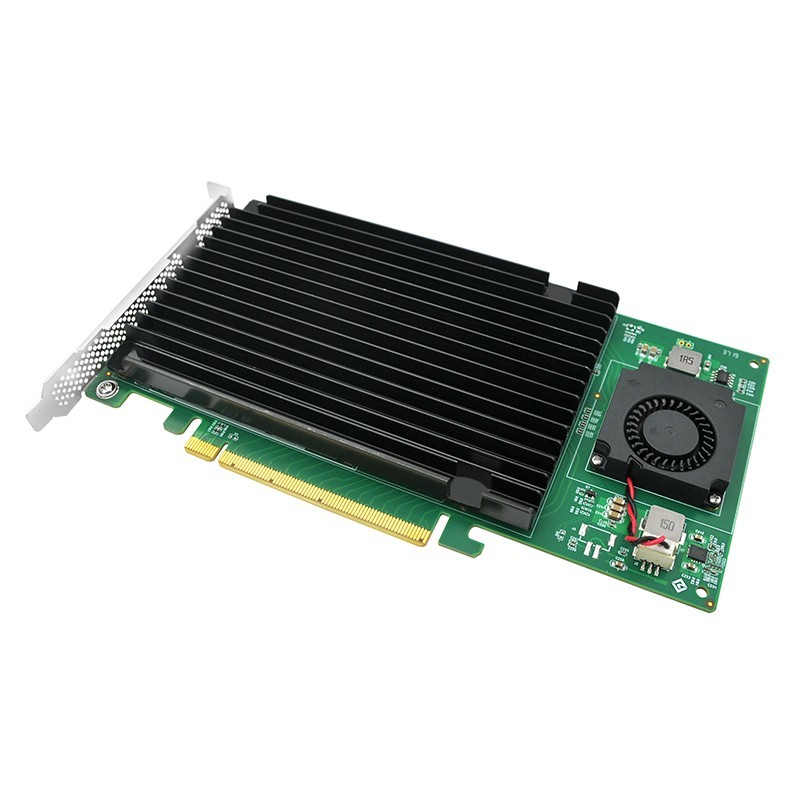 Quad M.2 NVMe SSD PCIe x16 Adapter with PLX 8747 PCI Express 3.0 x16 Switch to 4