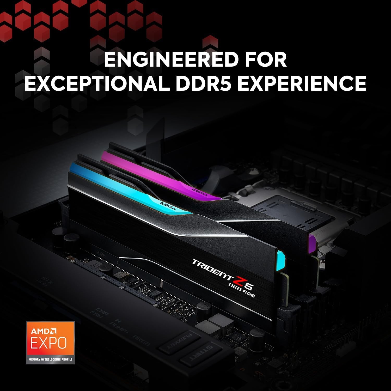 G.SKILL Trident Z5 NEO RGB Series (AMD Expo) 32GB (2 x 16GB) 288-Pin SDRAM DDR5