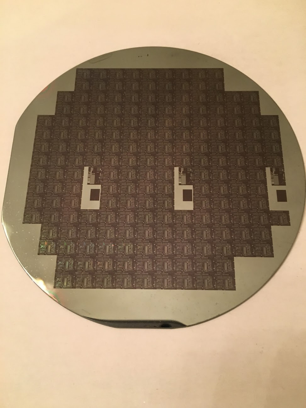 4″ Unknown Silicon Wafer 1980s Extremely Rare Vintage CPU Chip