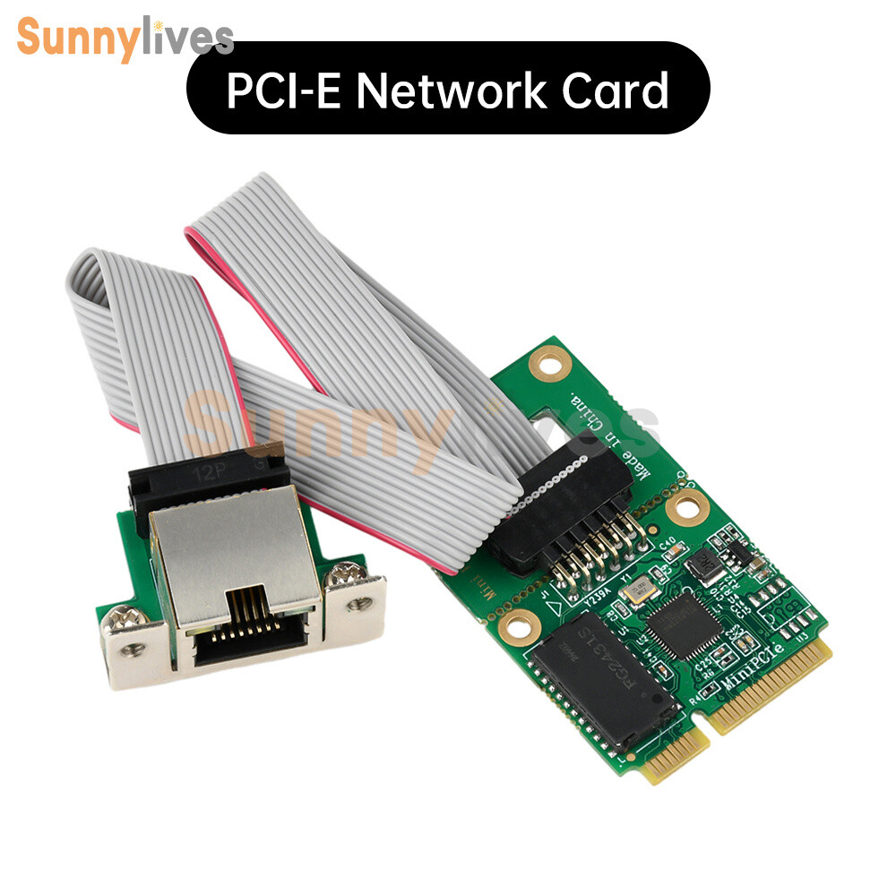 M.2 Key A+E/PCI-E 2.5G Gigabit Ethernet Network Lan Card 1000Mbps RTL8125BG Chip