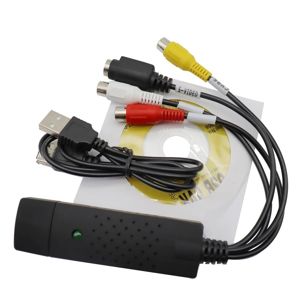 USB 2.0 Audio Video VHS to DVD VCR PC HDD Converter Adapter Digital Capture Card