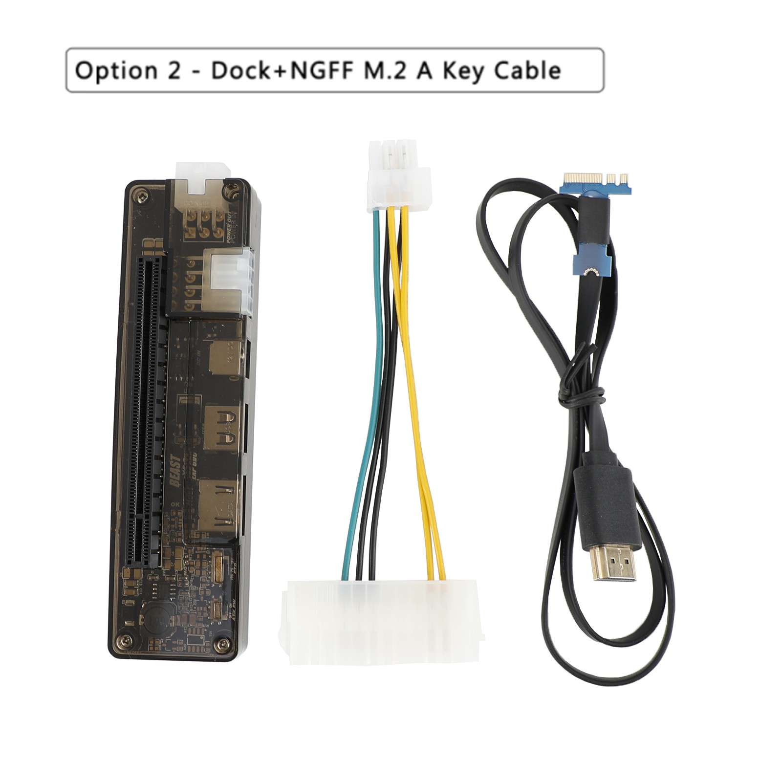 NGFF M.2 A Key V8.5 PCI-E EXP GDC External Video Card Laptop Docking Station