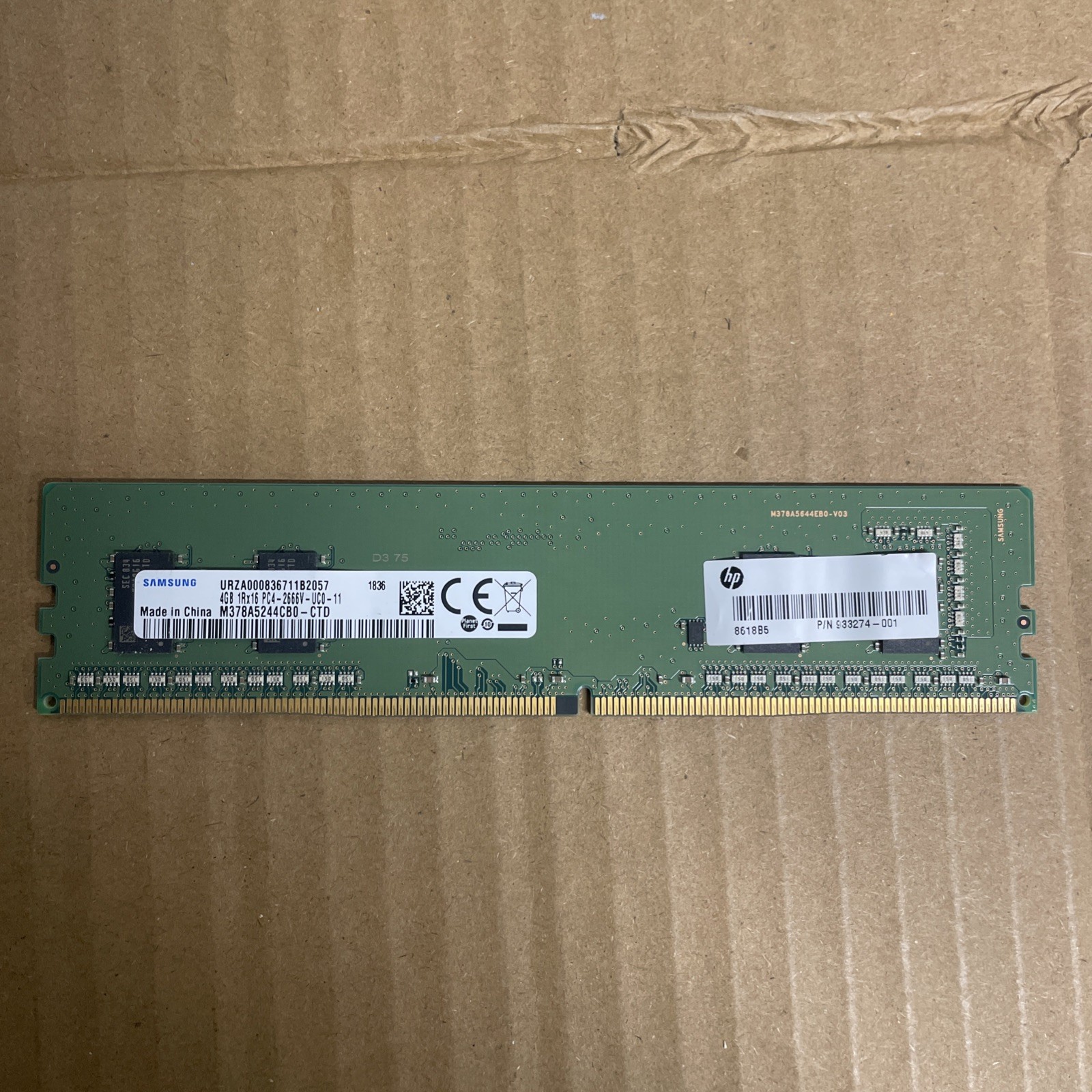 QTY 3 – 4GB PC4 RAM – Mixed
