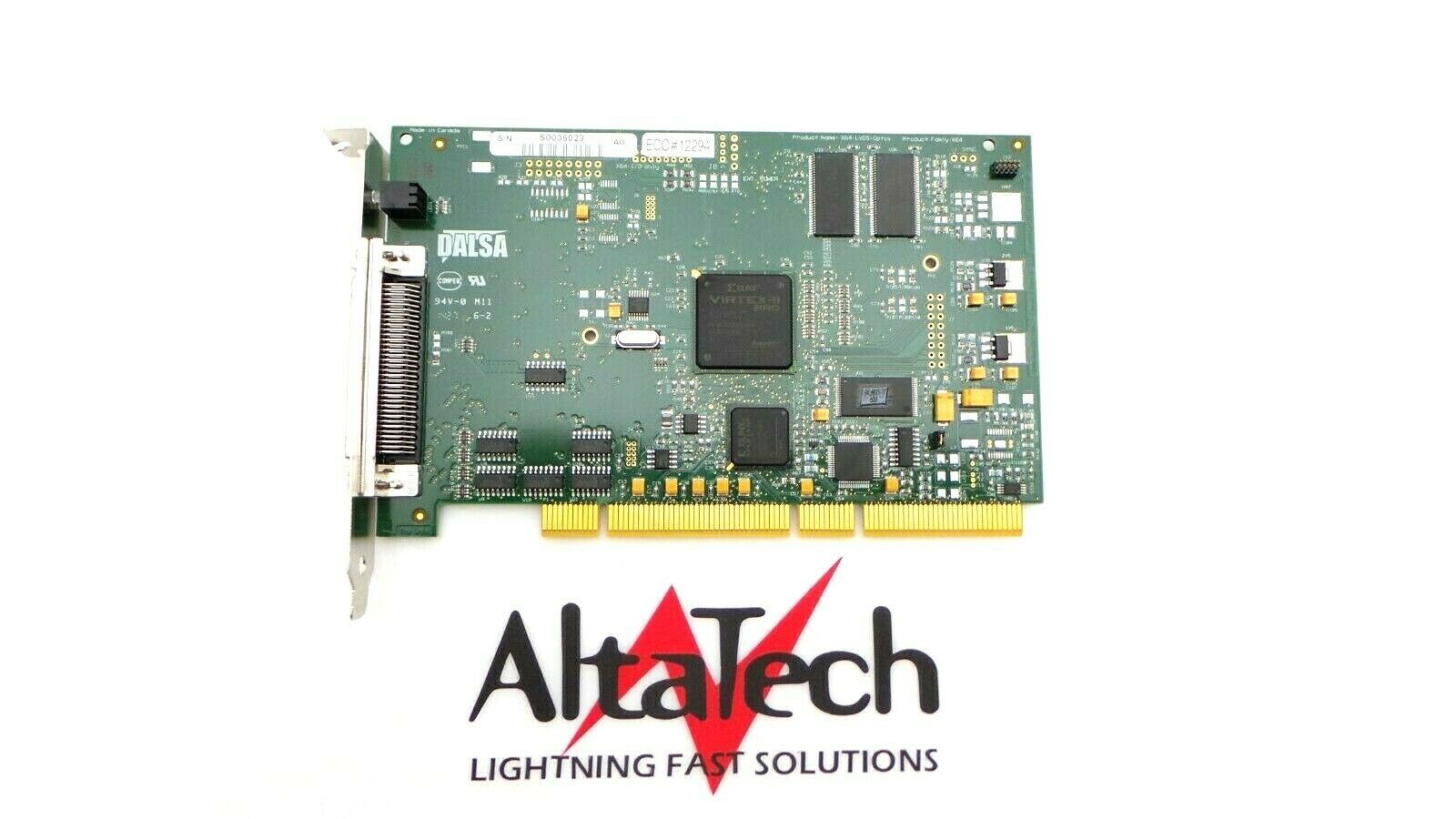 Dalsa OR-64L0-S1580 X64-LVDS-OPTOS PCI-X Image Acquisition Card – Fully Tested