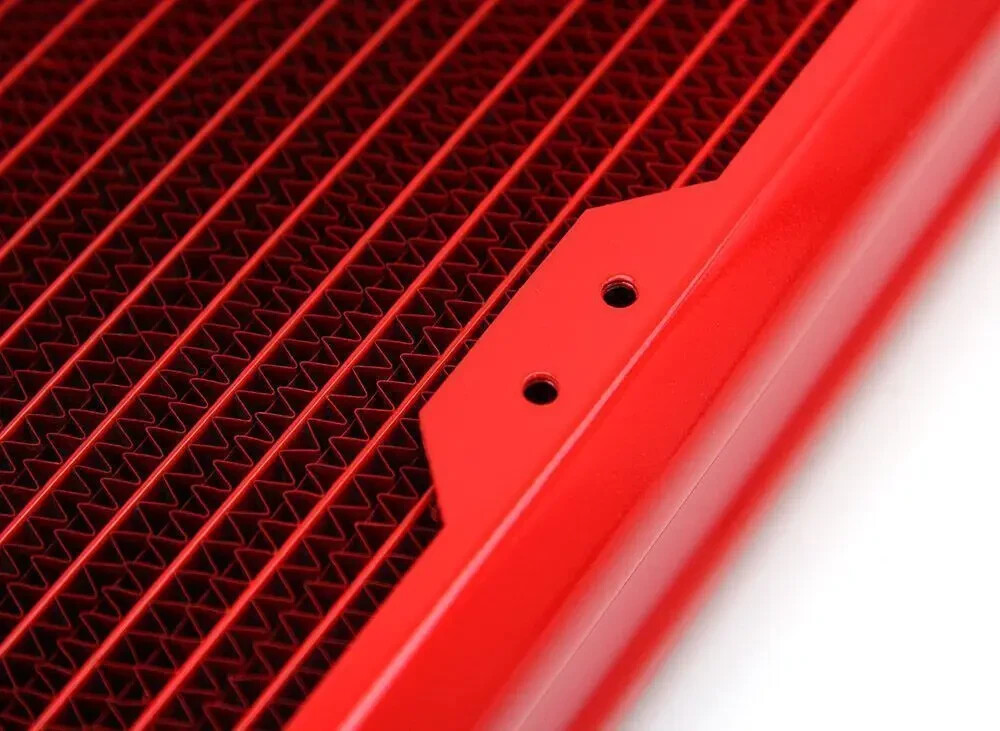 Black Ice Nemesis 240GTX® Dual-Core Xtreme Profile Radiator – Red