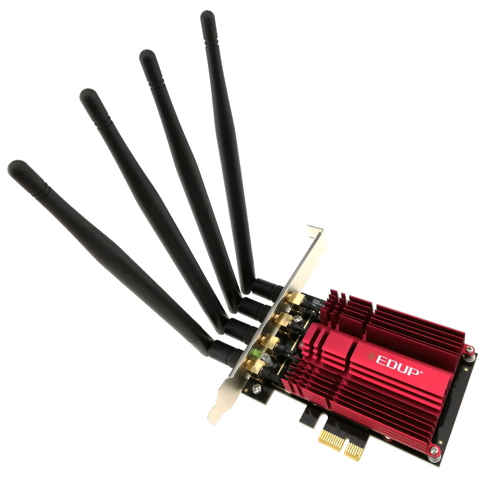 Desktop PCIe WiFi Card Dual Band Wireless Network Adapter 2.4G 5GHz 4 Antenna