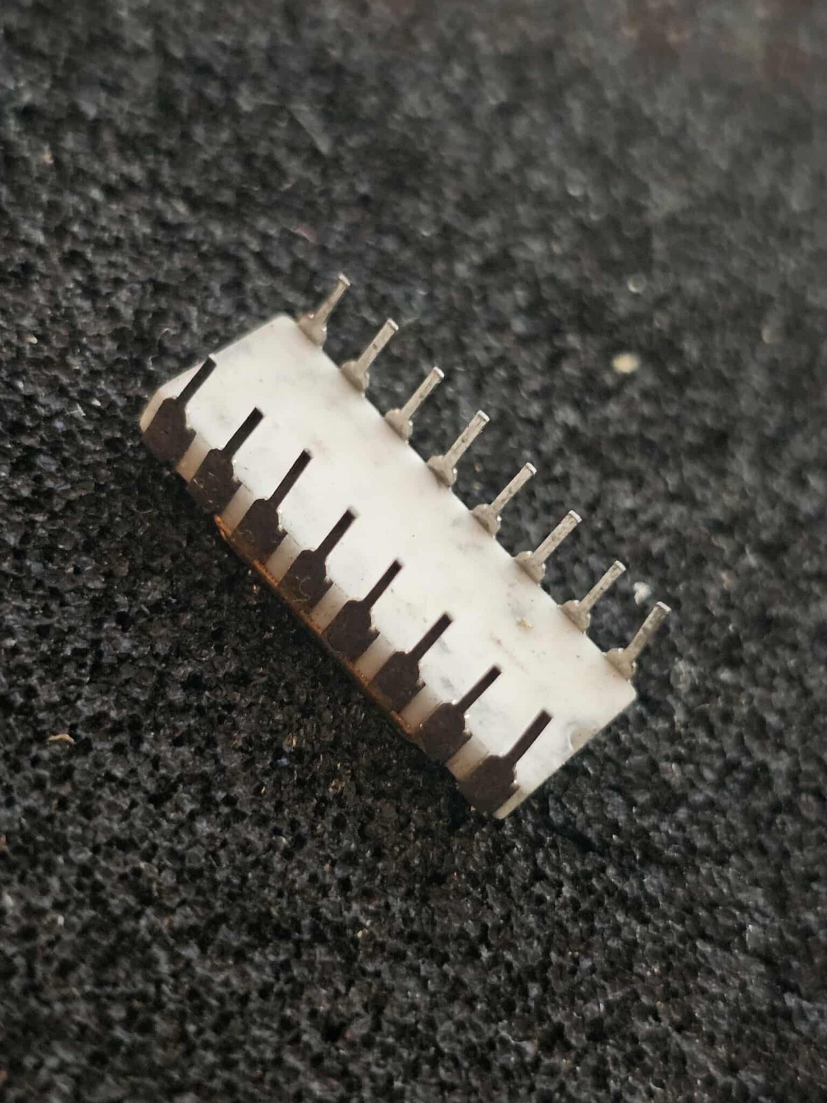 Mint Vintage Rare Intel C2102 Tiger Gray Zebra Ceramic White Gold SRAM for C4004