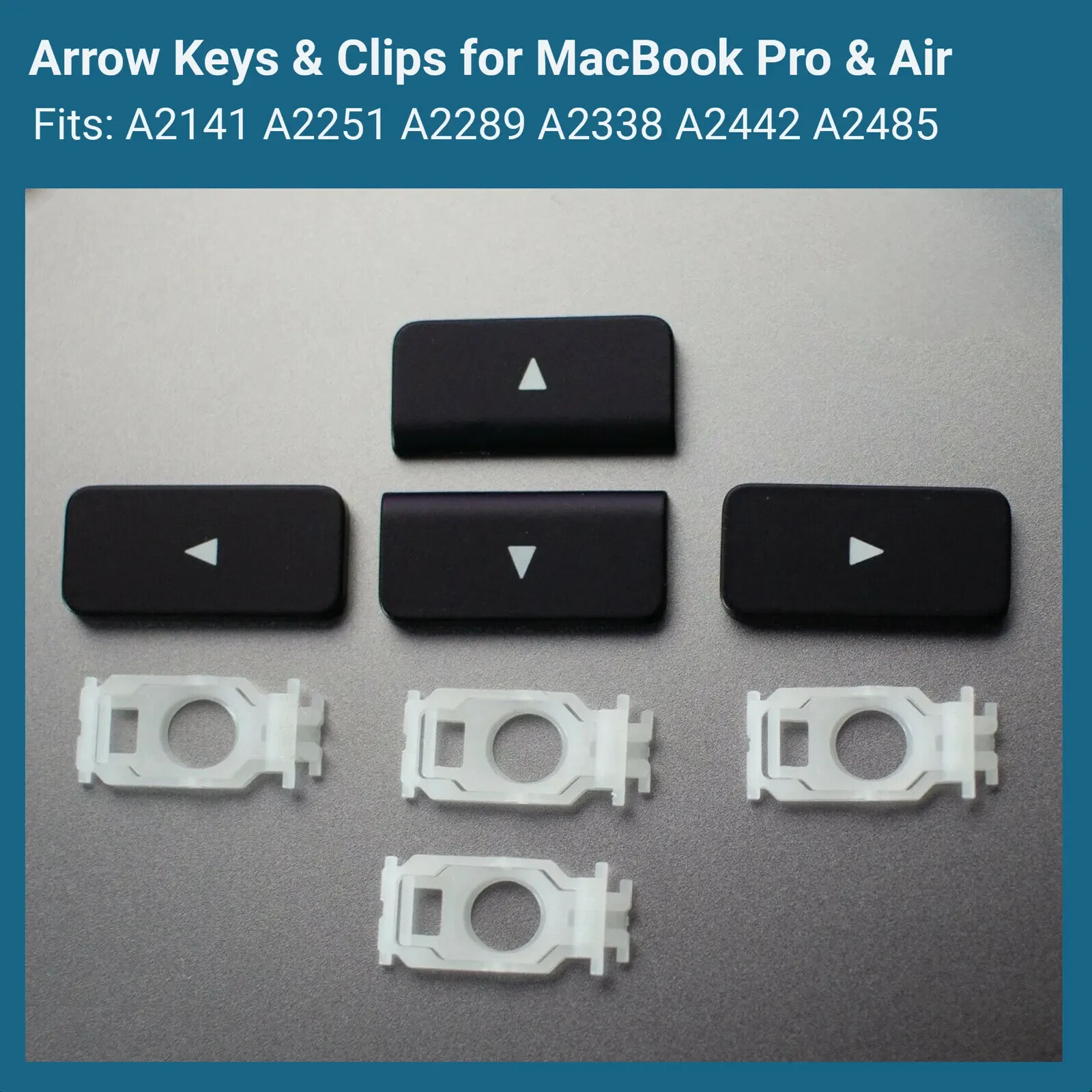 Arrow Keycap and Hinges for MacBook Pro/Air A2779 A2780 A2941 A2918 A2991 A2992