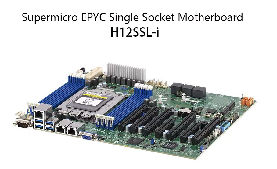 Supermicro H12ssl-i version REV1.02 supports AMD EPYC 7002-7003 server CPU